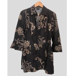 Tribal Linen Blend Duster